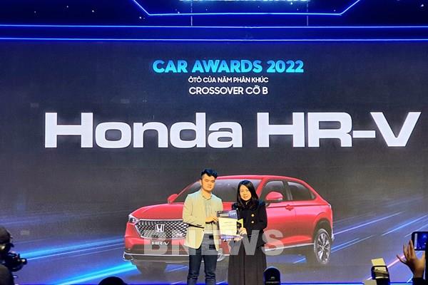Honda HR-V và Honda Civic nhận Giải thưởng “Ô tô của năm” ở 2 phân khúc xe