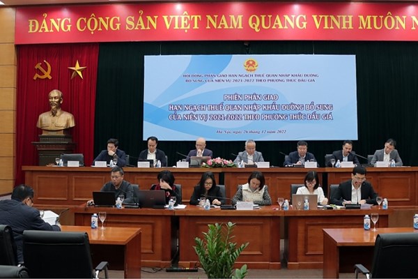 Phân giao hạn ngạch thuế quan nhập khẩu đường bổ sung cho 7 doanh nghiệp