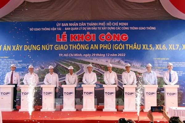 Khởi công 4 gói thầu đầu tiên của dự án nút giao thông An Phú (TP Thủ Đức)