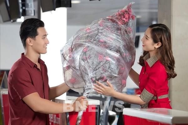  Vietjet vận chuyển mai, đào Tết 2023