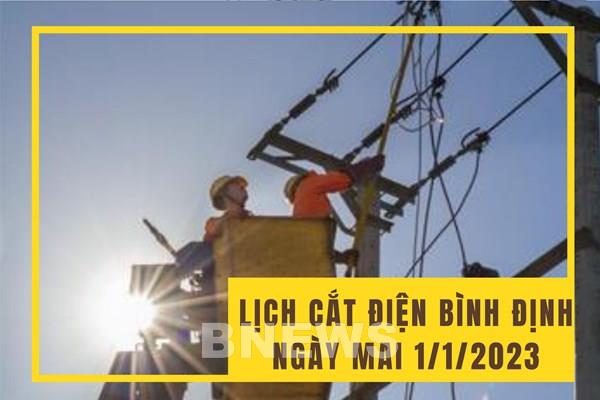 Thông báo mới nhất về lịch ngừng cung cấp điện Bình Định ngày mai 1/1/2023