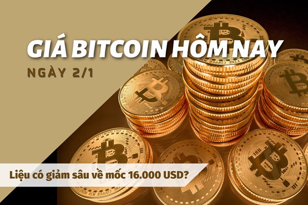 Giá Bitcoin ngày 2/1: Liệu có giảm sâu về mốc 16.000 USD?