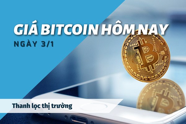 Giá Bitcoin ngày 3/1: Thanh lọc thị trường