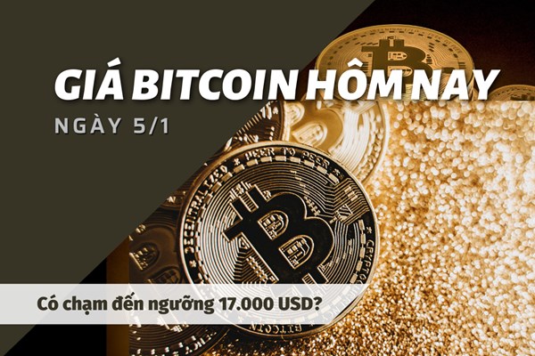 Giá Bitcoin ngày 5/1: Có chạm đến ngưỡng 17.000 USD?