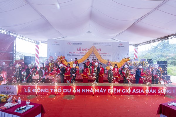 Đắk Nông khởi công dự án điện gió 1.700 tỷ đồng