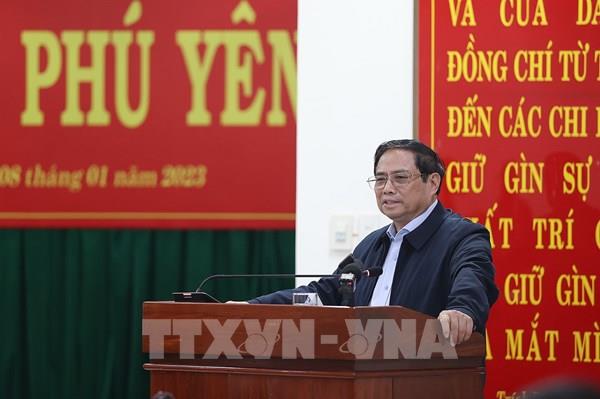 Thủ tướng Phạm Minh Chính: Phú Yên biến nội lực thành nguồn lực để phát triển