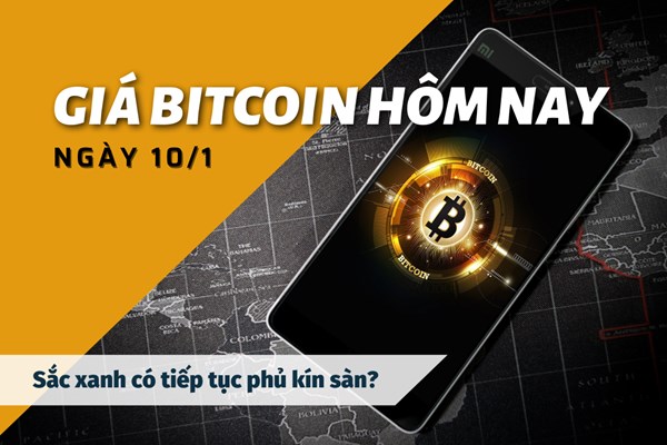 Giá Bitcoin ngày 10/1: Sắc xanh có tiếp tục phủ kín sàn?