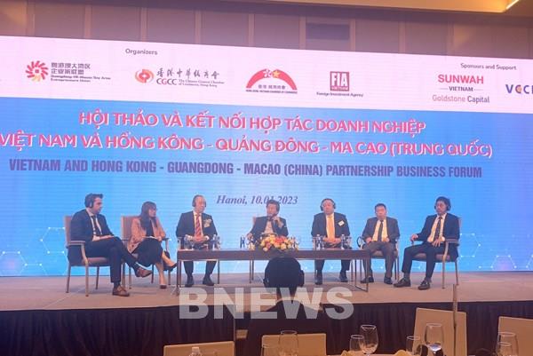 Kết nối hợp tác doanh nghiệp Việt Nam và Khu vực Hong Kong - Quảng Đông - Macao (Trung Quốc)