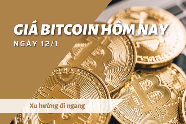 Giá Bitcoin ngày 12/1: Xu hướng đi ngang