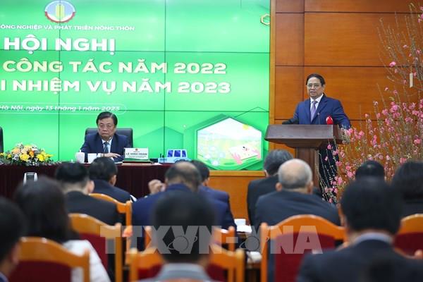 Thủ tướng Phạm Minh Chính giao chỉ tiêu tăng trưởng GDP ngành nông nghiệp 3,5%