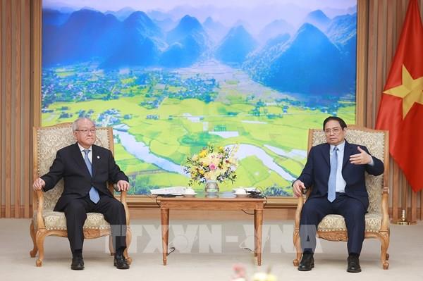 Thủ tướng Phạm Minh Chính tiếp Bộ trưởng Bộ Tài chính Nhật Bản Suzuki Shunichi