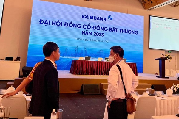 Đại hội cổ đông bất thường năm 2023 của Eximbank bất thành