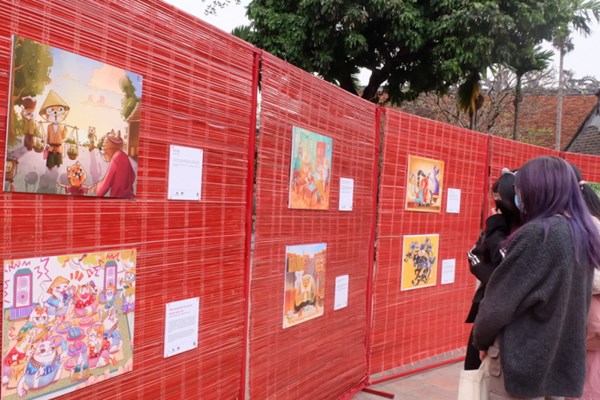 Gần 80 tác phẩm trưng bày tại Triển lãm “Vẽ con mèo"