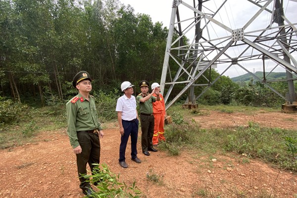 PTC3 phối hợp công an đảm bảo an toàn lưới điện dịp Tết Nguyên đán