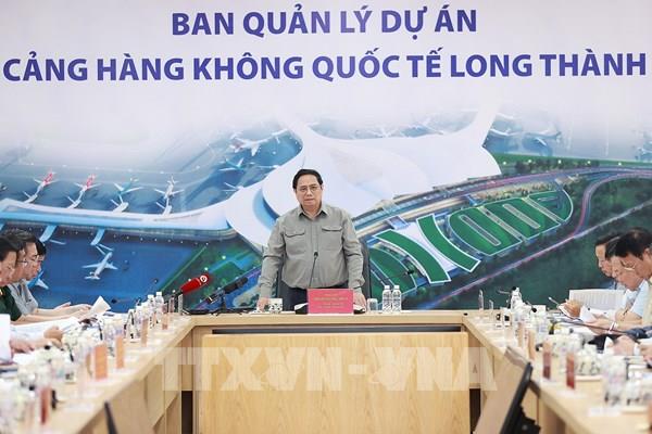 Thủ tướng đề nghị khắc phục hạn chế để đạt mục tiêu xây dựng Cảng hàng không Quốc tế Long Thành