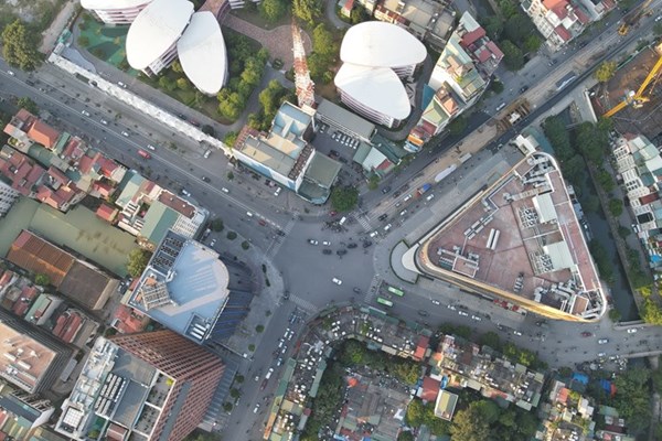 Từ 1/2, phân luồng thi công cầu vượt nút Chùa Bộc - Phạm Ngọc Thạch