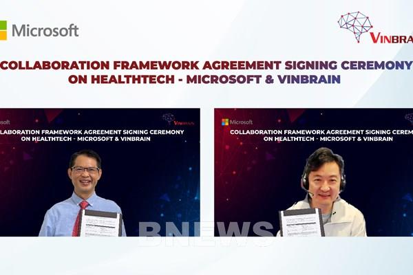 VinBrain và Microsoft hợp tác phát triển trí tuệ nhân tạo trong y tế