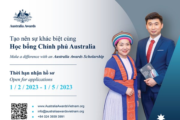 Chính thức nhận hồ sơ xin Học bổng Chính phủ Australia khoá 2024