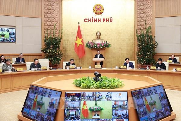 Thủ tướng Phạm Minh Chính chủ trì Phiên họp Chính phủ với các địa phương