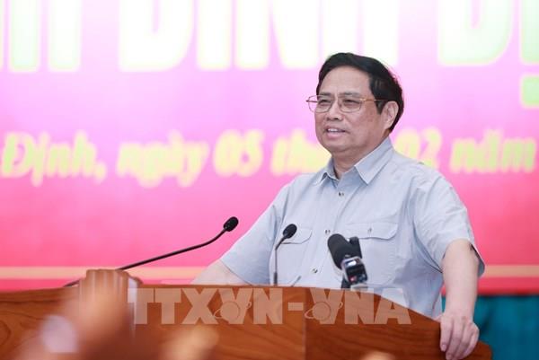 Thủ tướng: Bình Định cần chú trọng thực hiện 3 đột phá chiến lược