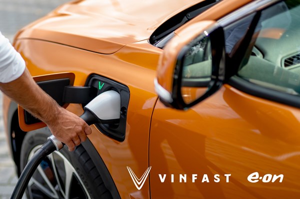VinFast hợp tác với E.ON Drive phát triển hạ tầng sạc tại châu Âu