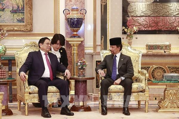 Truyền thông Brunei đưa tin đậm nét về chuyến thăm của Thủ tướng Phạm Minh Chính