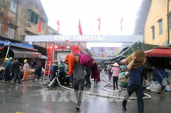 Cháy chợ Tam Bạc (Hải Phòng): Hỗ trợ tư thương ổn định lại kinh doanh