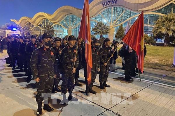 Lực lượng của Quân đội Nhân dân Việt Nam tới Hatay, sẵn sàng tham gia hỗ trợ Thổ Nhĩ Kỳ