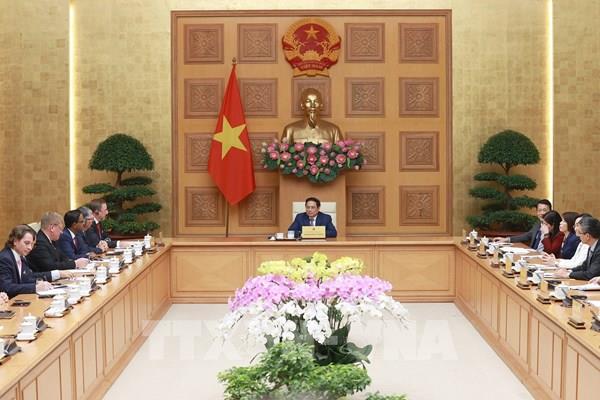 Thủ tướng Phạm Minh Chính tiếp đoàn Hội đồng kinh doanh EU – ASEAN