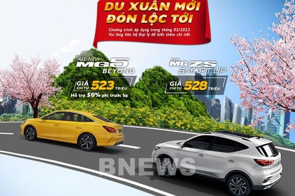 MG Việt Nam hỗ trợ 50% lệ phí trước bạ cho khách mua xe MG5