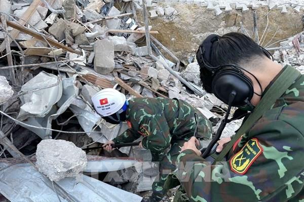 Động đất tại Thổ Nhĩ Kỳ và Syria: Kết quả bước đầu của đoàn cứu nạn cứu hộ Việt Nam