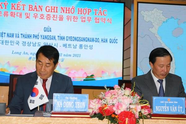 Doanh nghiệp Hàn Quốc tìm hiểu môi trường đầu tư tại Long An