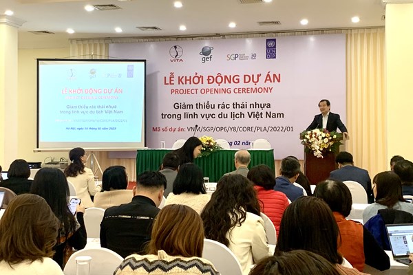 Khởi động dự án giảm thiểu rác thải nhựa trong lĩnh vực du lịch