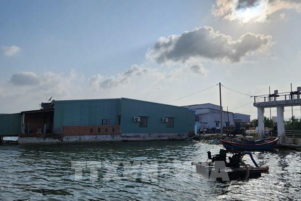 Bình Định: Liên tục xảy ra tình trạng xây dựng trái phép tại tuyến đê ngăn mặn khu Đông