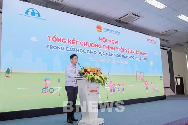 Honda tổng kết chương trình “Tôi yêu Việt Nam” trong cấp học giáo dục mầm non