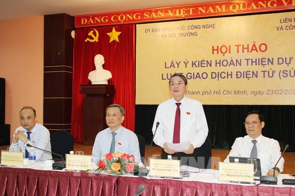 Lấy ý kiến hoàn thiện dự thảo Luật Giao dịch điện tử (sửa đổi)