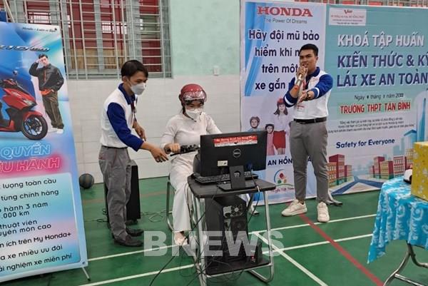 Honda Việt Nam tổ chức 2.200 chương trình đào tạo lái xe an toàn cho học viên