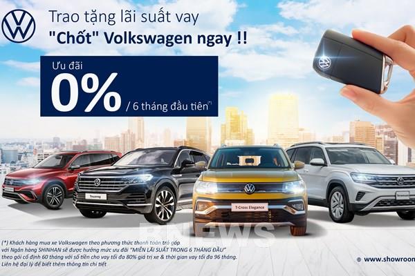 Volkswagen Việt Nam ưu đãi lãi suất 0% cho khách mua xe