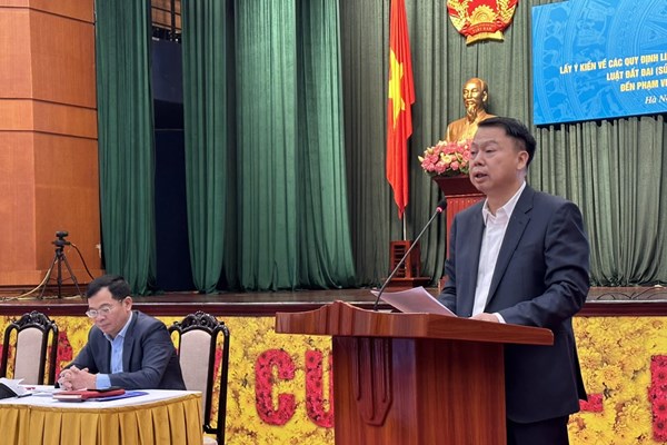 Thứ trưởng Nguyễn Đức Chi: Quy định về tài chính đất đai chưa theo kịp thực tiễn