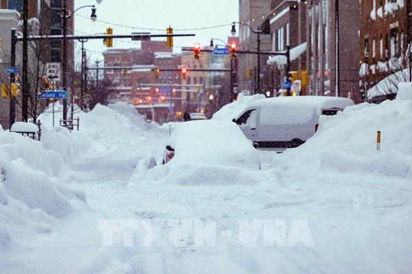 Mỹ: Thành phố New York đón trận tuyết lớn nhất trong mùa Đông