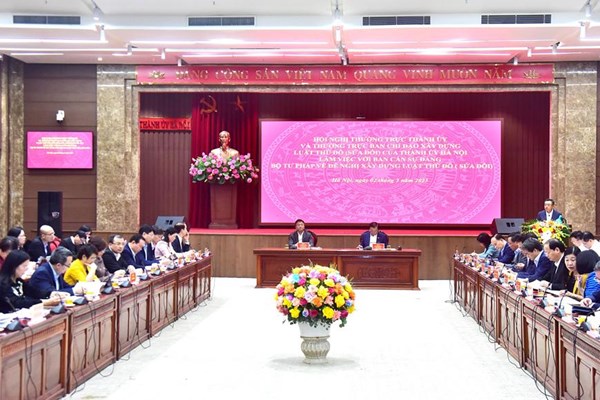 Hà Nội đề nghị xây dựng Dự thảo Luật Thủ đô (sửa đổi) với 9 nhóm chính sách