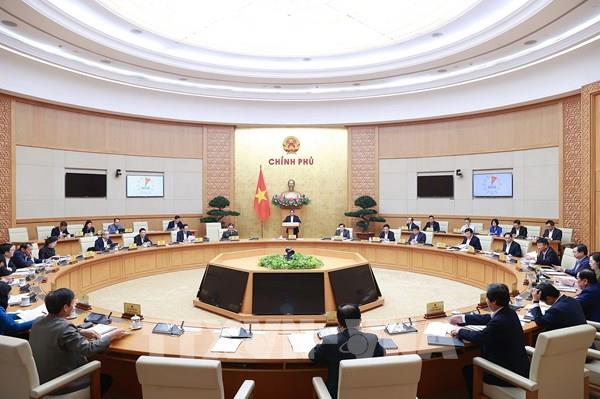 Thủ tướng Phạm Minh Chính chủ trì phiên họp Chính phủ thường kỳ tháng 2