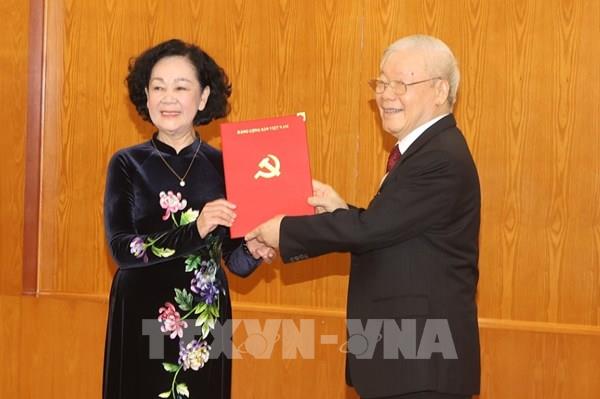 Bộ Chính trị phân công đồng chí Trương Thị Mai giữ chức Thường trực Ban Bí thư khóa XIII