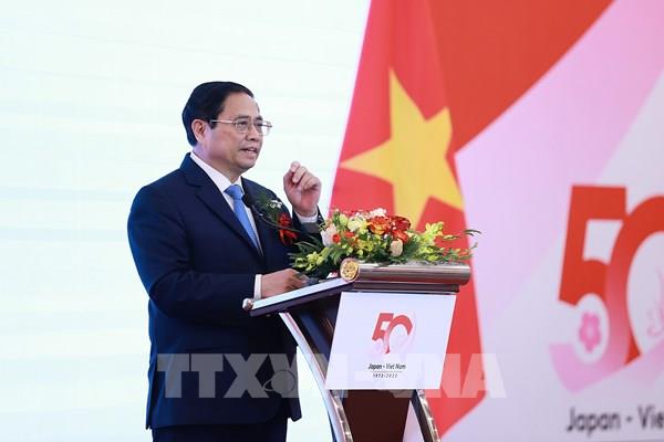 Thủ tướng: Thúc đẩy quan hệ đối tác chiến lược tin cậy, thân thiết Việt Nam-Nhật Bản