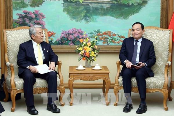 Phó Thủ tướng Trần Lưu Quang tiếp Đoàn giao lưu thúc đẩy kinh tế Kyushu (Nhật Bản)
