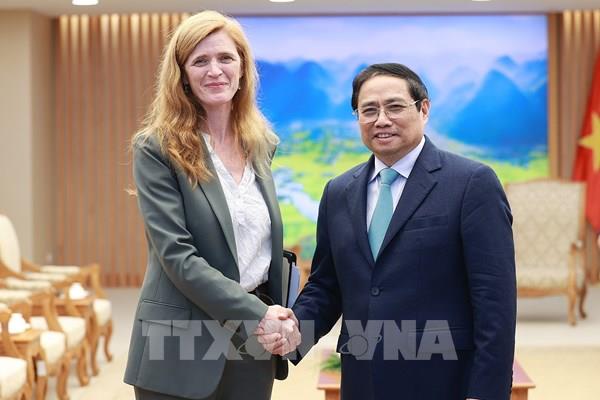 Thủ tướng Phạm Minh Chính tiếp Tổng Giám đốc Cơ quan phát triển Quốc tế Hoa Kỳ