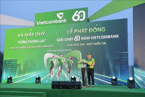 Vietcombank ra mắt Quỹ “Vững tương lai” và phát động Giải chạy kỷ niệm 60 năm thành lập
