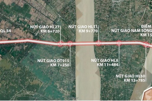 Trà Vinh bàn giao mặt bằng xây dựng Dự án cầu Đại Ngãi