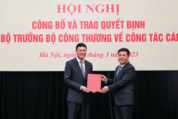 Ông Trịnh Anh Tuấn giữ chức Cục trưởng Cục Phòng vệ thương mại - Bộ Công Thương
