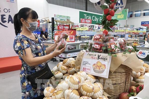 Đưa nông sản, thực phẩm nhập khẩu vào siêu thị Tp. Hồ Chí Minh